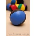 Jonglierball: HENRYS Beanbag Premium (Glattleder) 67 mm, schwarz-blau (St�ckpreis)