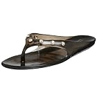 Amy Jo Gladstone Rhinestone Jelly Thong Sandal