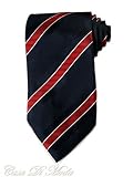 NEW ITALIAN Necktie Black White Pinstripe Silk Tie