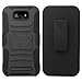 Windowcell for BLU Studio 5.5 D610a - Heavy Duty Armor Style 2 Case w/ Holster - Black/black Am2h