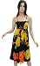 Hot Black Floral Printed Tube Dress Party Wear Baby Doll Tunic Spring Resort Dress