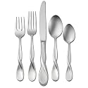 Oneida Satin Aquarius 20-Piece Stainless Flatware Set, Service for 4