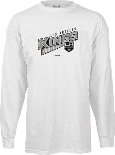 Los Angeles Kings Reebok White Long Sleeve Sweep T-Shirt (Large)
