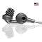 ACOUSTIBUDS - Premium Adapters for Earphones AND Bluetooth Headsets. A new solution for in-ear audio. MADE IN THE USA. Adapters only, earphones not included. Black, Two Pair & Two Sizes