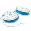 2 Light Blue Stretch Elastic Beading Cord 0.8mm 65Ft
