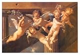 Adoration of the Sheperds Art Poster Print by Nicolas Poussin, 38x26