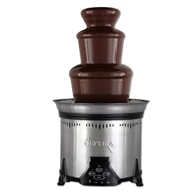 Sephra CF18M-RED Elite 6-lb Capacity Chocolate Fountain, Stainless Steel by BDI Distributors Inc.