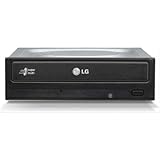 LG Electronics GH24NS90B 24 X SATA Super Multi DVD+/-RW Internal Drive - Bulk without Software - Black