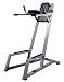 York Barbell Vertical Knee Raise with Dip Station - Silver
