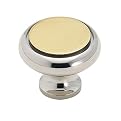 Amerock Solid Brass Knobs 4-pk. - Chrome