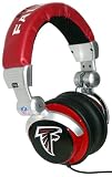 iHip NFH22ATF NFL Atlanta Falcons DJ Style Headphones - Red/Black