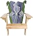 Bird Brain B304 Blooming Adirondack Chair, Iris