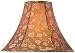 Golden Rose Bell Shade 16 Inch Base Width