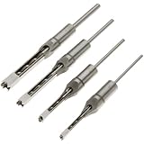 Woodstock D2845 1/4-to-1/2-Inch Mortising Chisel Set, 4-Piece