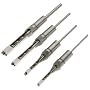 Woodstock D2845-1/4-to-1/2-Inch Mortising Chisel Set, 4-Piece