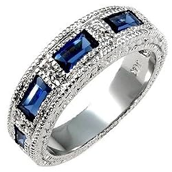 Royal Blue Sapphire Ring