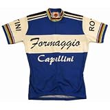 Formaggio Retro 1960 Blue Cycling Jersey