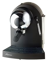 Capresso 113.05 Espresso Classic Luxe Black with Chrome Accent