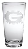 Arthur Court University of Georgia Etched Pilsner Set of 4