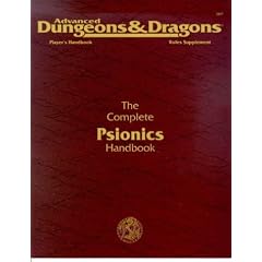 The Complete Psionics Handbook: Player's Handbook Rules Supplement, Dungeons & Dragons (2nd Edition)