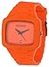 Nixon Men's A139-211 Rubber Analog Orange Dial Watch