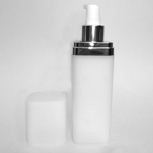 Cosmetic Bottles 120ml (4oz) Empty Pump Bottle in White With Cap