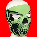 Goblin Skull Neoprene Motorcycle Face Mask Facemask