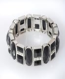 Modern Black Onyx Fashion Bracelet