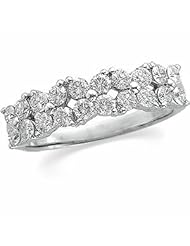 1 1/8 Ct Tw Diamond Accented Band by US Gems