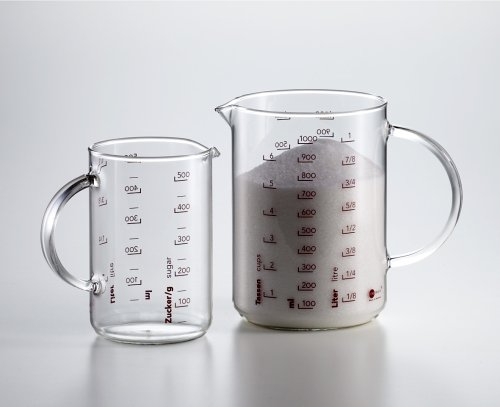 Jenaer Glas Meßbecher ZYLINDRO, groß  - 1,0 l