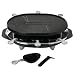 Kitchen & Housewares : Swissmar KF-77055 Matterhorn Oval-Shaped 8-Person Raclette, Black
