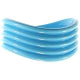 1 1 4 Wide Wavy Bangle With 1 7 8 Hoops In Blue