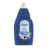 Dawn Ultra Power Clean Refreshing Rain Scent Dishwashing Liquid , 19-Fluid Ounce (Pack of 5) (Packaging May Vary)