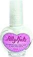 AllyKats Water-Based Sparkly Peel-Off Nail Polish, White, 0.338 Ounce