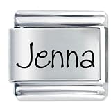 Name Jenna Italian Charms Bracelet Link
