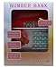 Ainypiggy-bank Code Electronic Money Bank Piggy Money Banks Coin Saving Banks ATM Safty Banks,red