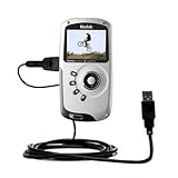 Classic Straight USB Cable for the Kodak PlaySport Pocket Video Camera with ....