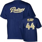 Jake Peavy San Diego Padres Navy Name and Number T-Shirt