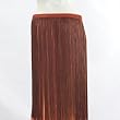 Copper Brown Long Fringe Belt