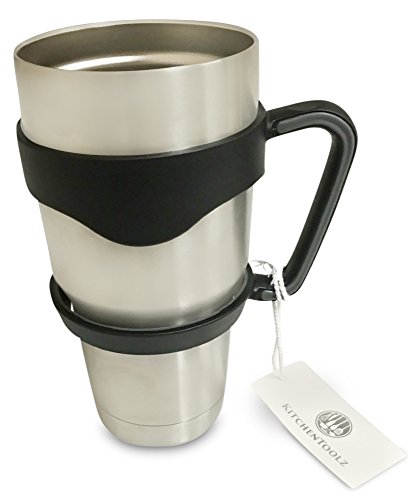 Kitchentoolz Handle for Yeti Rambler 30 oz Tumblers, Fits Rtic, Sic and other 30 oz Tumblers ( Handle Only )