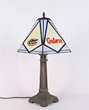 Florida Gators Stained Glass Lamp with Logo Panels