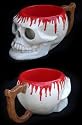 "BLOODY HAKA PO`O" TIKI THOR MUG - SKULL TIKI MUG