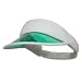 Terry Cloth Crown PVC Visor - Green