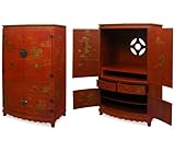 Chinoiserie Scenery Design TV Armoire