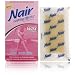 Nair Lasting Effects Hair Remover Ready to Use Wax Strips - Legs Body Bikini 32 Wax Strips ( 16 Double-Sided Strips ) + 3 Towelettes