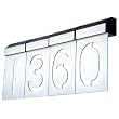 Matterinc Solar LED House Numbers - Silver