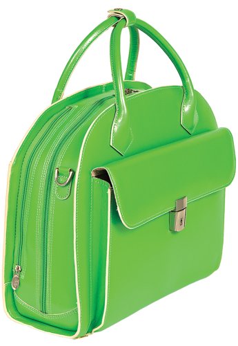 McKleinUSA GLEN ELLYN 94361 Green Leather Detachable-Wheeled Women's Case McKleinUSA GLEN ELLYN 94361 Green Leather Detachable-Wheeled Women's Case