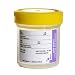 Samco Scientific 02 1105 Non-Sterile Specimen Container with 53mm Wide Mouth Diameter, Yellow Bio-Tite Cap, Pre-Assembled, 90mL Capacity (Case of 300)
