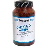  : TwinLab Omega-3 Fish Oil, 100 Softgels (Pack of 2)