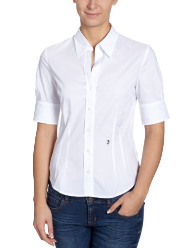 Seidensticker Damen Bluse Slim Fit, 60607, Gr. 44, Wei&szlig; (01) Preisvergleich
